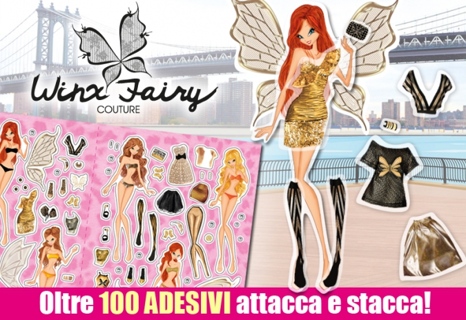 Винкс Клуб: Журнал Stick&Fun с коллекцией Winx Fairy Couture
