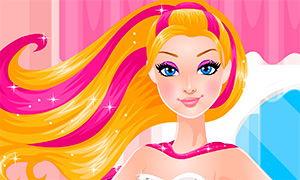 Игра для девочек: Макияж для Барби Супер Принцессы