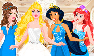 Игра Дисней Принцессы: Невеста и подружки невесты