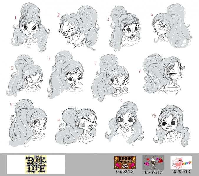 Мультфильм Книга Жизни: Концепт арты Марии