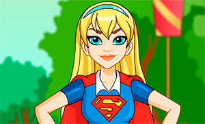 Игра DC Super Hero Girls: Одевалка Супергёрл