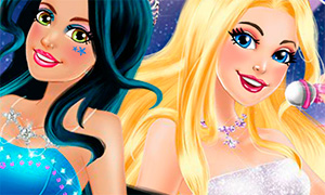Игра Барби Рок Принцесса: Одевалка в двух стилях