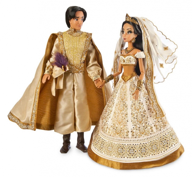Лимитированные куклы Дисней Жасмин и Алладин свадебная делюкс коллекция