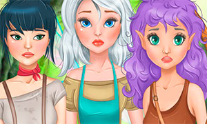 Игра для девочек: Парикмахерская для феи в волшебном лесу