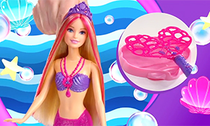 Куклы Барби: Крутящаяся балерина и русалочка с мыльными пузырями