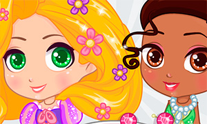 Игра для девочек: Создай свою чиби принцессу Дисней