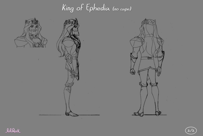 Лолирок: Родители Айрис - королева и король Эфедии