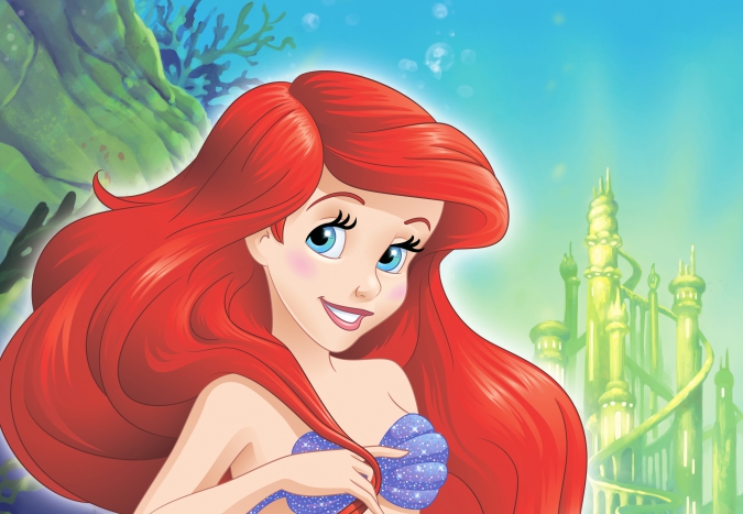 Дисней Принцессы: Плакат с русалочкой Ариэль