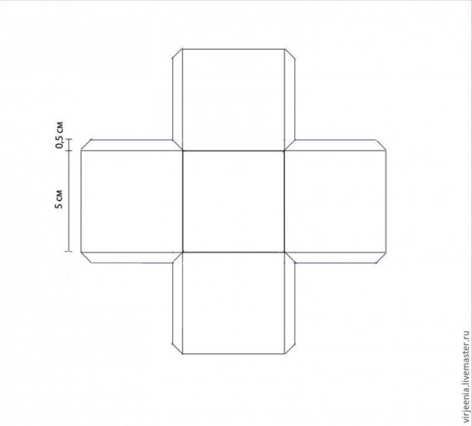 Поделки: Маленькая бумажная коробочка для подарка своими руками