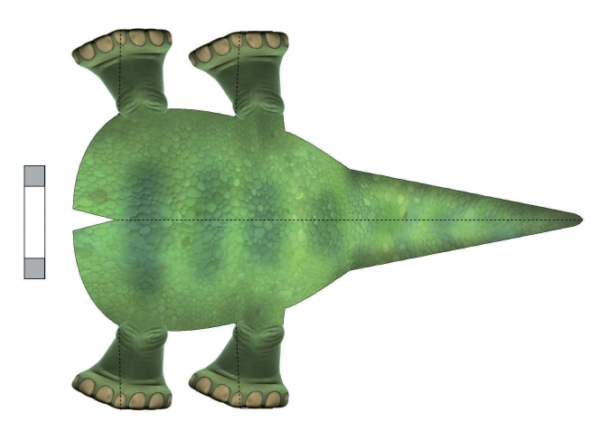 Хороший Динозавр поделки: Арло из бумаги