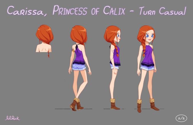 Новые принцессы Лолирок: Лина и Карисса (концепт арты)