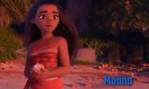 Первые кадры из мультфильма "Моана"
