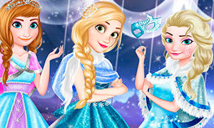 Игра: Снежный бал Дисней Принцесс