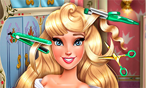 Игра: Реалистичная парикмахерская для принцессы Авроры
