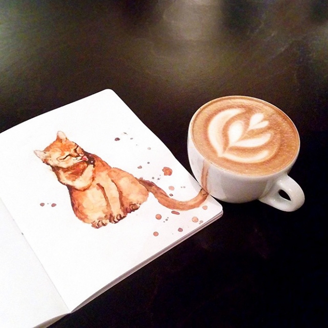 Кофейные кошки