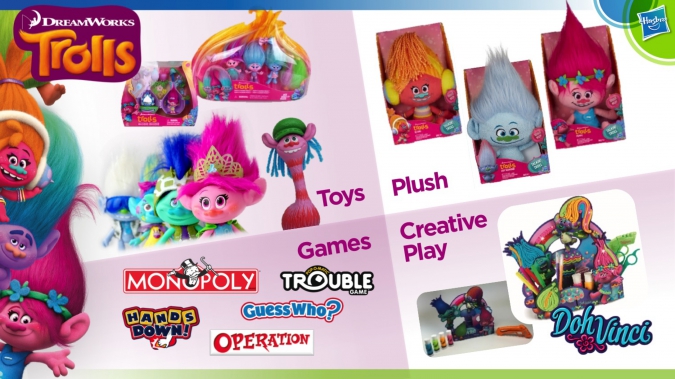 Новые куклы Троллей по мультфильму "Тролли" 2016 от Hasbro - первый взгляд