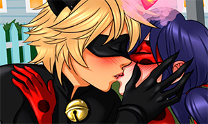 Игра для девочек: Поцелуи Леди Баг и Супер-Кота