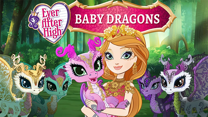 Игра для телефонов и планшетов: Ever After High Baby Dragons