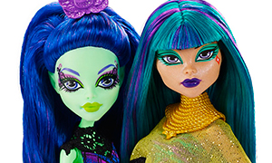 Новые куклы Монстер Хай: Scream & Sugar (Нефера и Аманита)