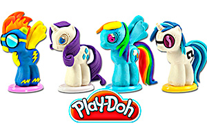 Видео: Как сделать пони из пластилина Play Doh - игровой набор "Создай любимую Пони"