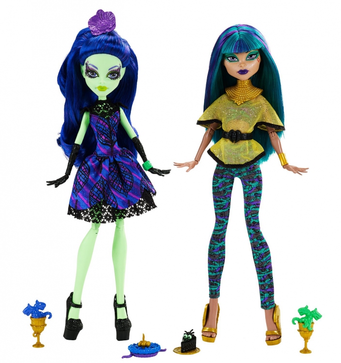 Новые куклы Монстер Хай: Scream & Sugar (Нефера и Аманита)