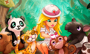 Игра для девочек: Больница для животных в джунглях