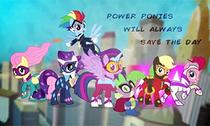 Power Ponies GO! - музыкальный клип с Супер Пони