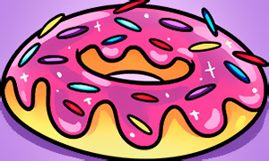 Как нарисовать пончик