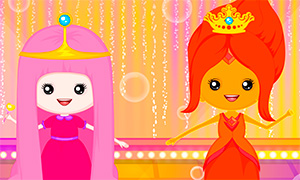 Игра для девочек: Малышки принцессы из Времени Приключений