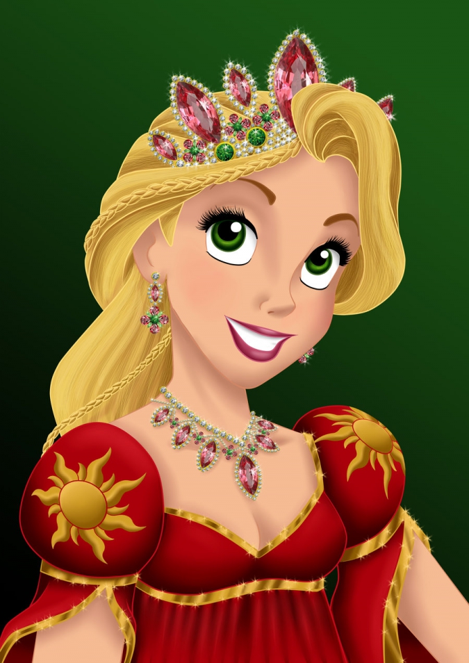 Королевские украшения для Дисней Принцесс: Серия иллюстраций