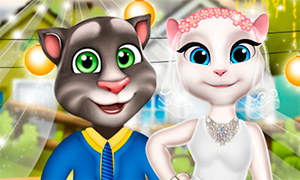 Игра: Свадьба кота Тома и кошки Анжелы