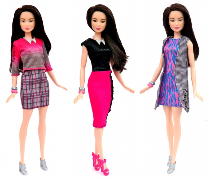 Новые наряды Barbie Fashionistas