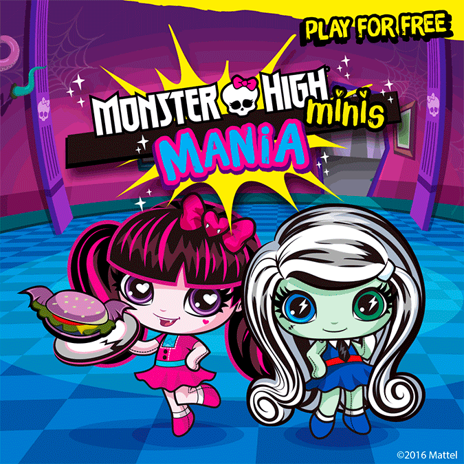 Monster High Minis Mania: Анимированные картинки