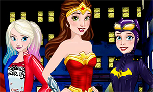 Игра для девочек: Дисней Принцессы супер героини