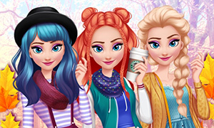 Игра для девочек: Осенние образы Эльзы