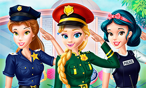 Игра: Дисней Принцессы в полицейской академии