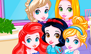 Игра для девочек: Фруктовое кафе для Дисней Принцесс