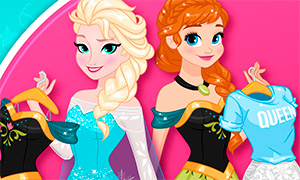 Игра для девочек: Дисней Принцессы меняются нарядами