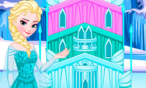 Игра: Строим ледяной замок Эльзы