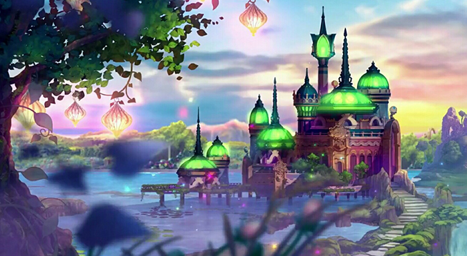 Замки в мультфильме "Королевская Академия" Замки в мультфильме "Королевская Академия"