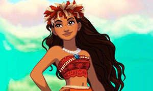 Игра: Создай полинезийскую принцессу в стиле Моаны