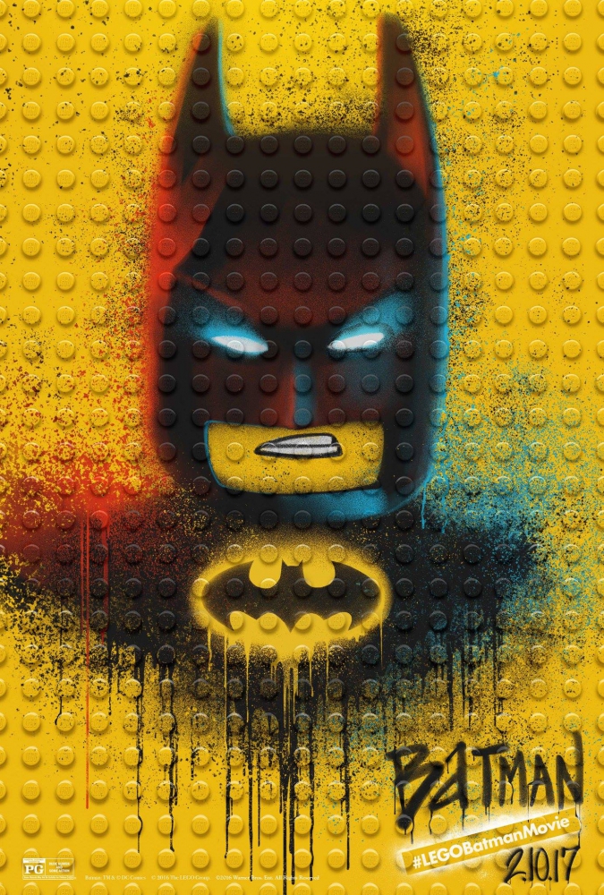 Лего Фильм: Бэтмен - красочные постеры