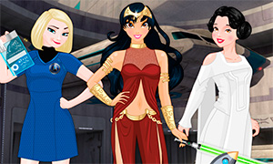 Игра для девочек: Космические принцессы Дисней