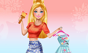 Игра для девочек: Новый гардероб Барби