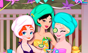 Игра для девочек: Дисней Принцессы в спа салоне