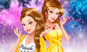 Игра для девочек: Как стать современной принцессой с Белль