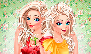 Игра для девочек: Выбор нарядов Эльзы на весну