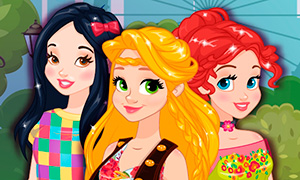 Игра для девочек: Дисней Принцессы и весенние тренды