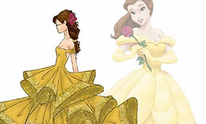 Дизайнерский взгляд на платья Дисней Принцесс