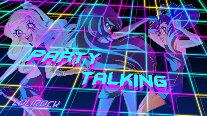 Lolirock Party Talking - финальный вариант обложки